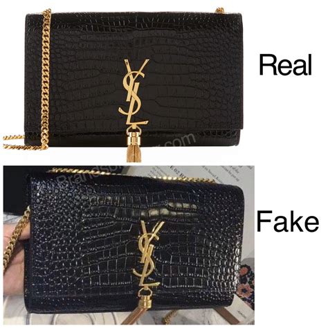 fake ysl keychain|how to spot a fake ysl bag.